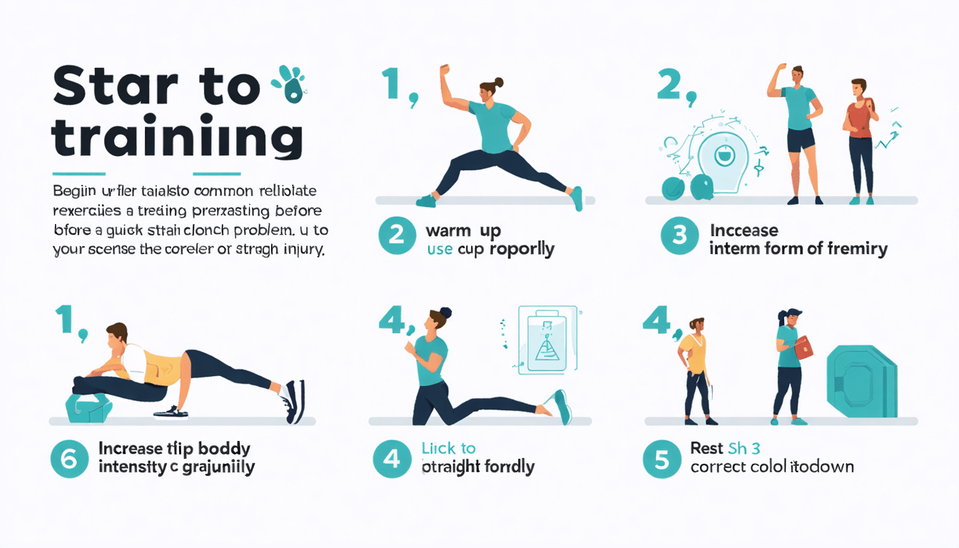 leer hoe je veilig kunt beginnen met trainen en blessures kunt voorkomen met onze praktische tips en adviezen.
